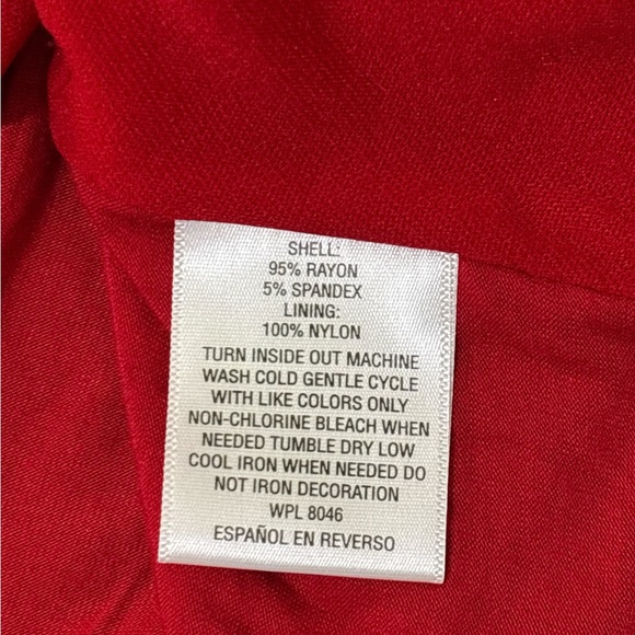 I.N.C cold shoulder red sequin long sleeve top size medium shiny sparkly sexy - Picture 6 of 6